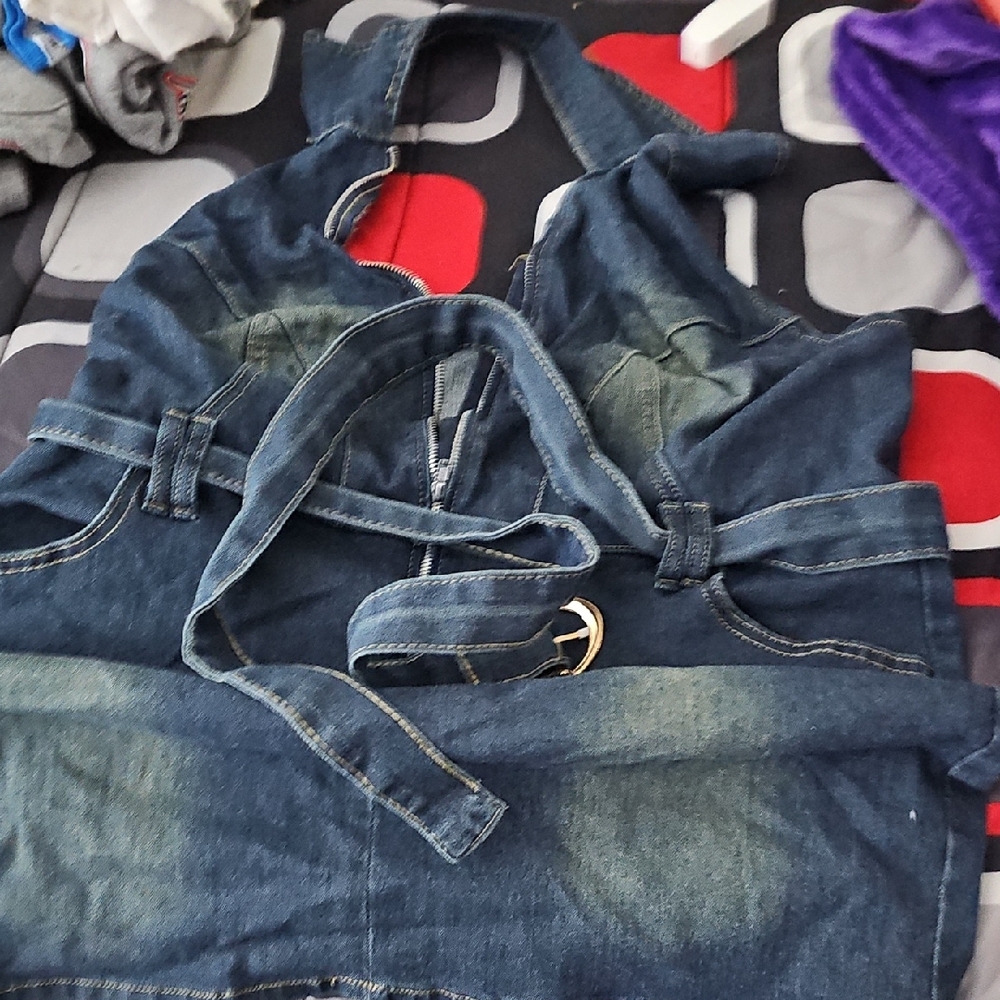 SHEIN Denim Jumpsuit